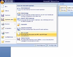 Microsoft Office 2007 PDF Add-In
