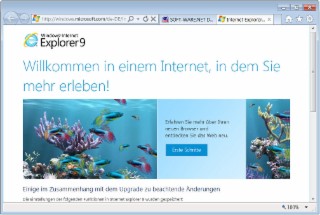 IE 9 Screenshot