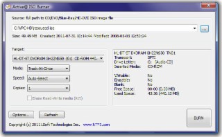 ISO Burner Screenshot