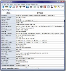 System Spec 3.07