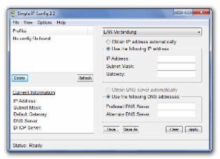 Simple IP Config Screenshot