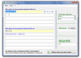Latein-Wörterbuch Screenshot