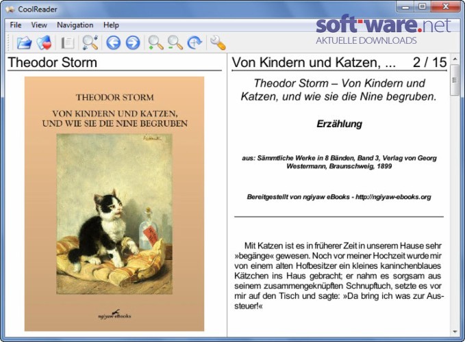 Cool Reader 3.0.56 - Download (Windows / Deutsch) bei SOFT-WARE.NET
