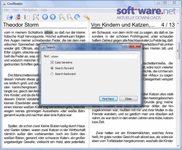 Cool Reader 3.0.56 - Download (Windows / Deutsch) bei SOFT-WARE.NET