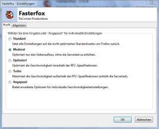 Fasterfox Screenshot