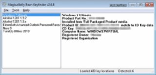 Magical Jelly Bean KeyFinder Screenshot