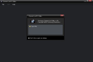 Samsung Channel List PC Editor Screenshot