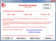 Promillerechner 1.3.0