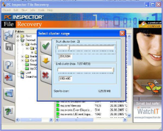 PC Inspector File Recovery Screenshot