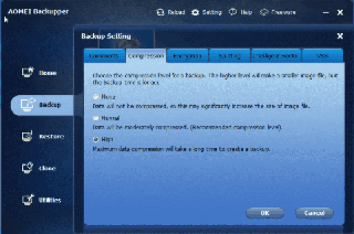 Aomei Backupper Screenshot