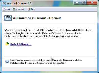 Winmail Opener Screenshot