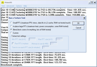 Prime95 Screenshot