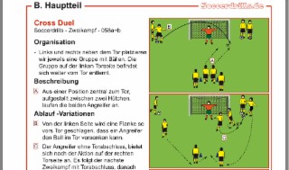 Fußball-Trainingseinheiten Screenshot