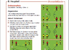 Fußball-Trainingseinheiten