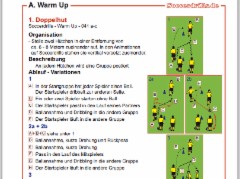 Fußball-Trainingseinheiten