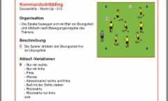 Fußball-Trainingseinheiten