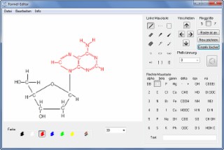 Strukturformel-Editor Screenshot