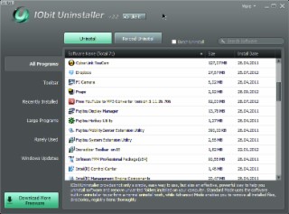 IObit Uninstaller Screenshot