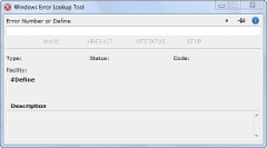 Windows Error Lookup Tool 3.0.6