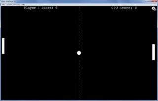 Voice Activated Pong Screenshot