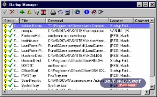 Startup Manager Screenshot