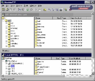 AbsoluteFTP Screenshot