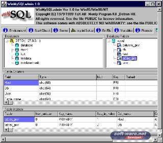 MySQL 3 Screenshot