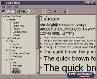 Font-O-Matic Screenshot