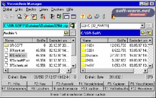 Verzeichnismanager Screenshot