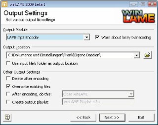 winLAME Screenshot