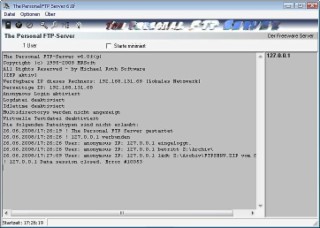 Personal FTP Screenshot