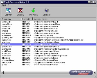 TaskProcessLister Screenshot