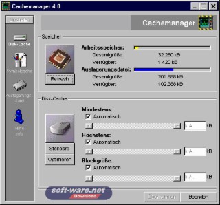 Cachemanager Screenshot