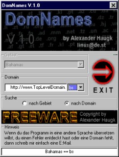 DomNames Screenshot