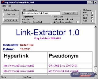 Link-Extractor Screenshot