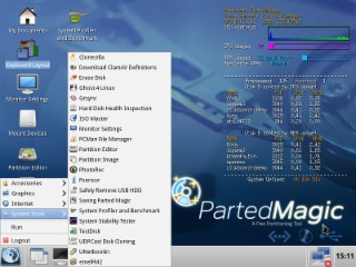 Parted Magic Screenshot