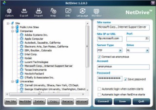 NetDrive Screenshot