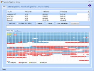 Puran Defrag Screenshot
