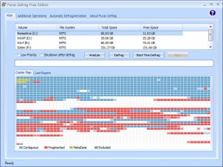 Puran Defrag Screenshot
