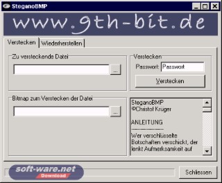 SteganoBMP Screenshot