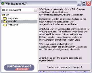 Win2Apache Screenshot