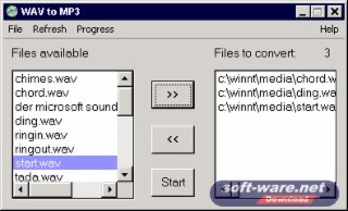 Wav2MP3 Screenshot