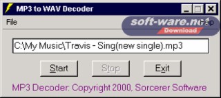 MP3 to WAV Screenshot