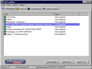 WinTaskMan Screenshot