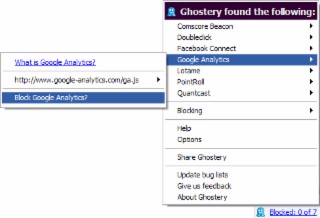 Ghostery Screenshot