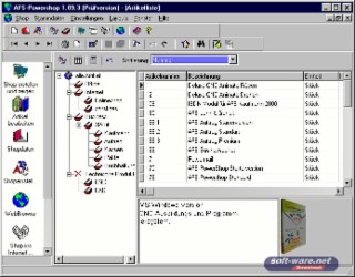 AFS-Powershop Screenshot