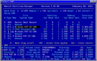 Partition Manager Screenshot