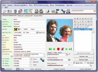Adressen-Verw. Screenshot