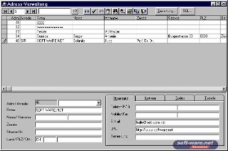 Adressverwaltung Screenshot