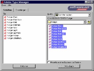 Type Manager Screenshot